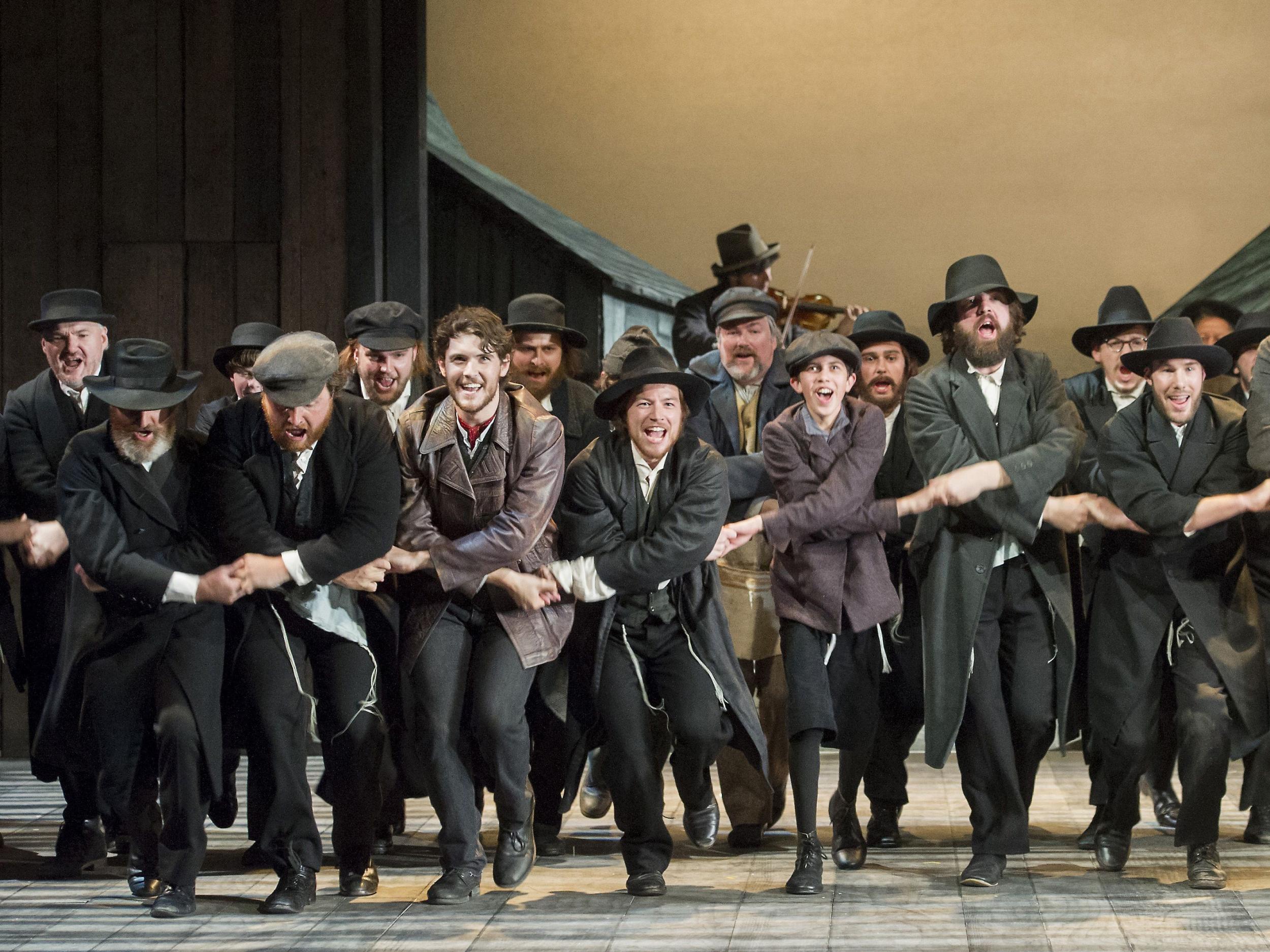 'Fiddler on the Roof' musical performed at Grange Park Opera, Winchester, Britain, 3 Jun 2015