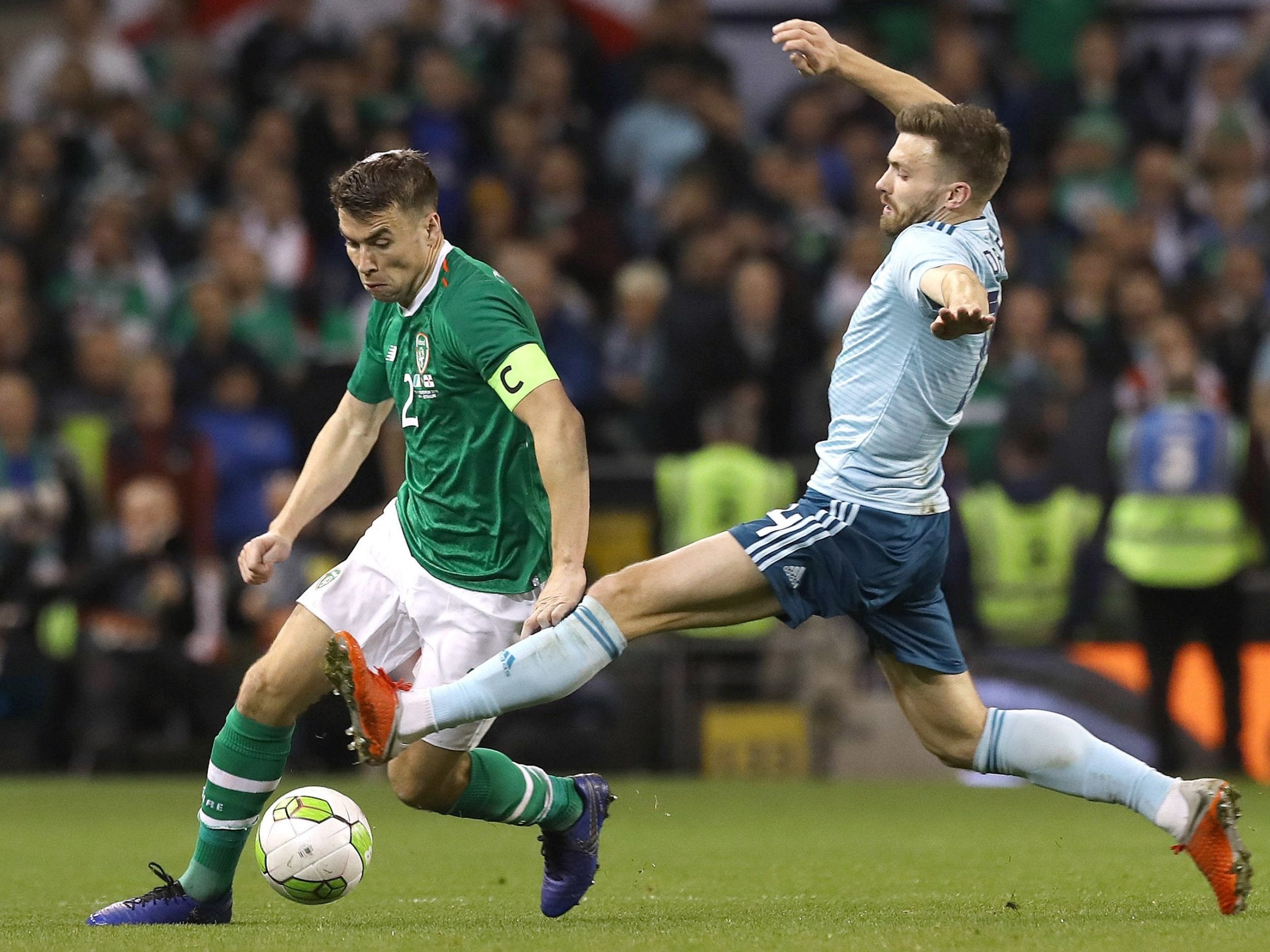 Seamus Coleman was not impressed with his Republic of Ireland side's display