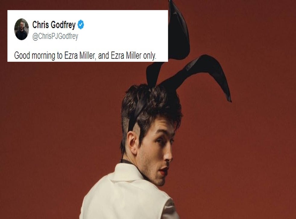 Ezra Miller posed for Playboy in bunny ears and people have feelings