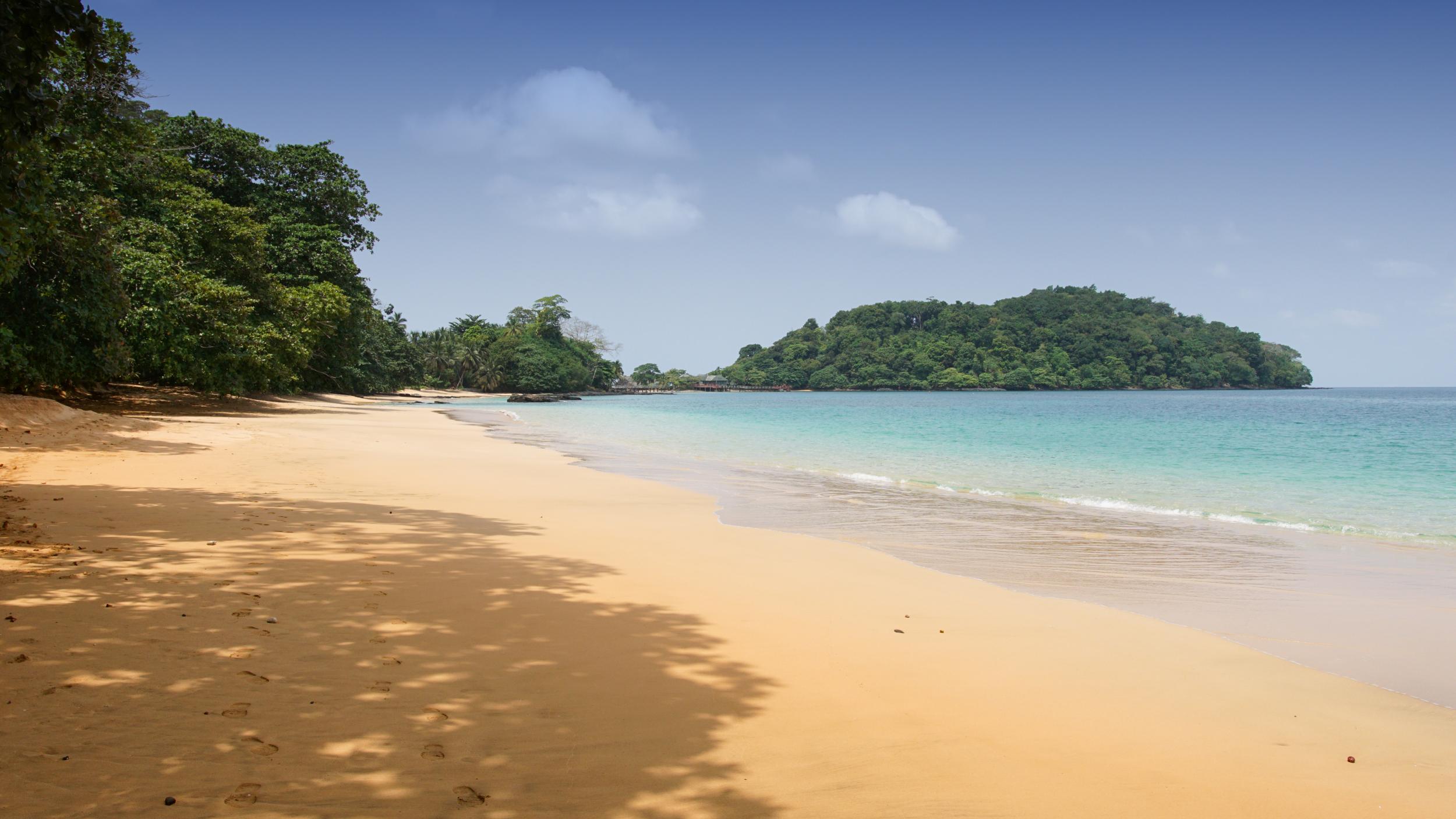 Find pristine beaches in São Tomé and Príncipe, like Praia Coco