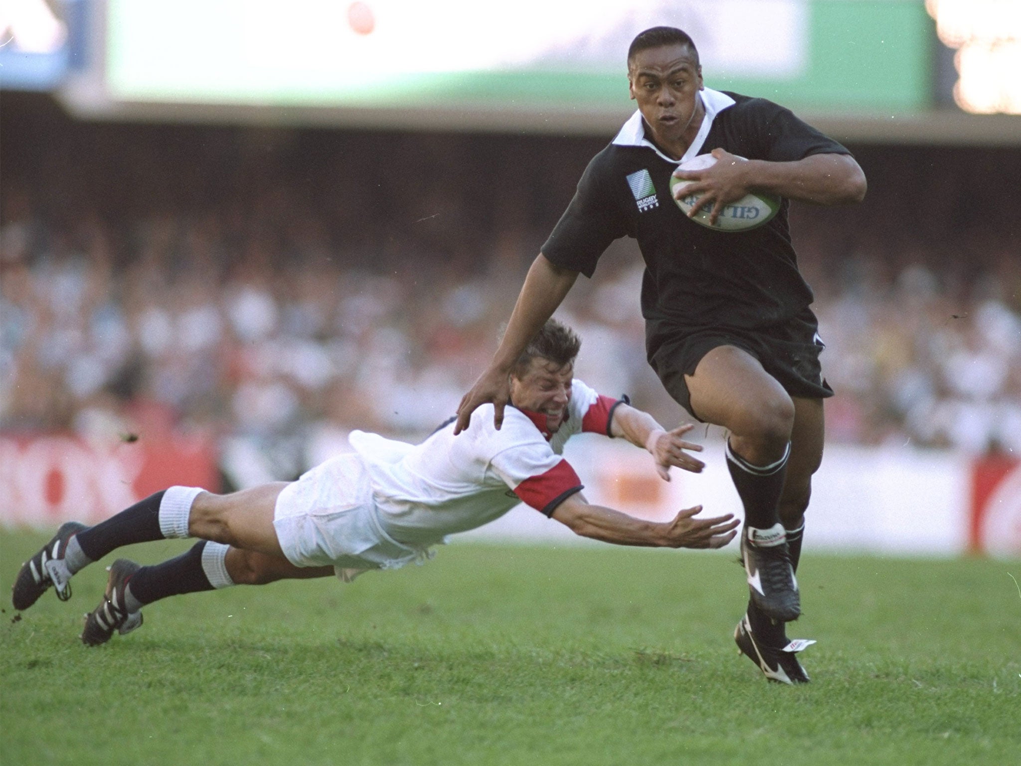 Stephen Prosser compared the man on the flight to rugby legend Jonah Lomu