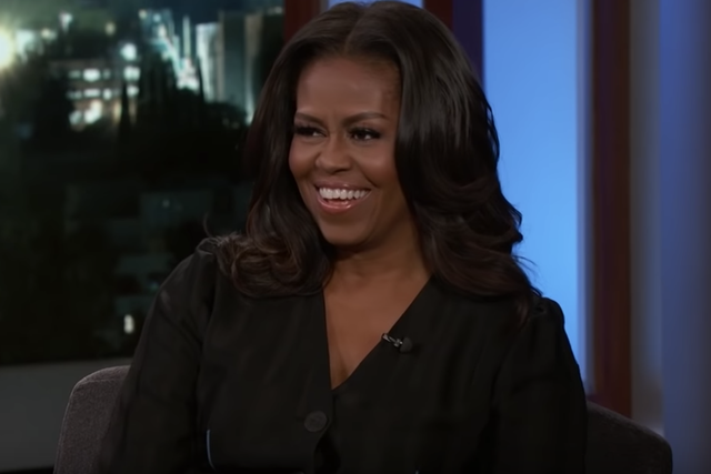 Michelle Obama discussed her life at the White House on Jimmy Kimmel Live on Thursday.