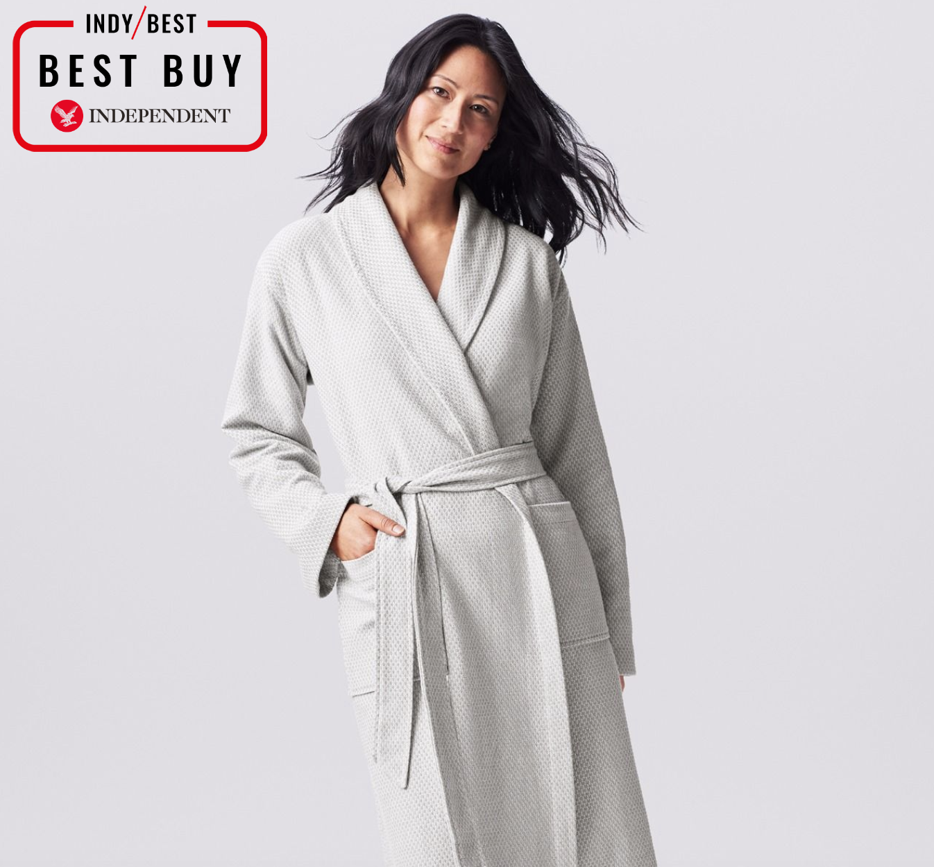 White Size : M Unisex Models Bathrobe Dressing Gown Robe Cotton Thin Paragraph Robe Luxury Shawl Bath Towel Soft Water Absorption