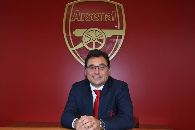 Arsenal's head of football, Raul Sanllehi