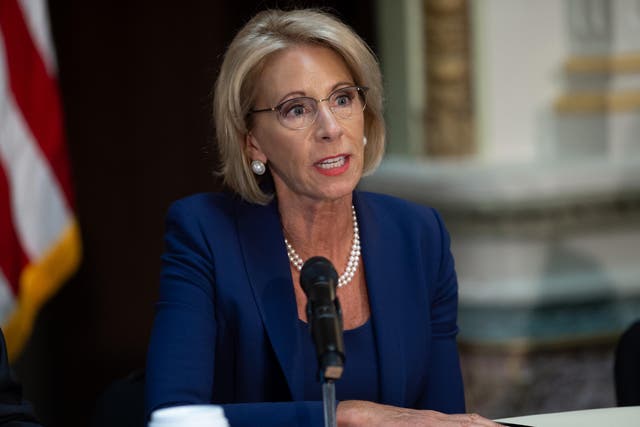 US Secretary of Education Betsy DeVos proposes new rules about campus sexual assault and harassment