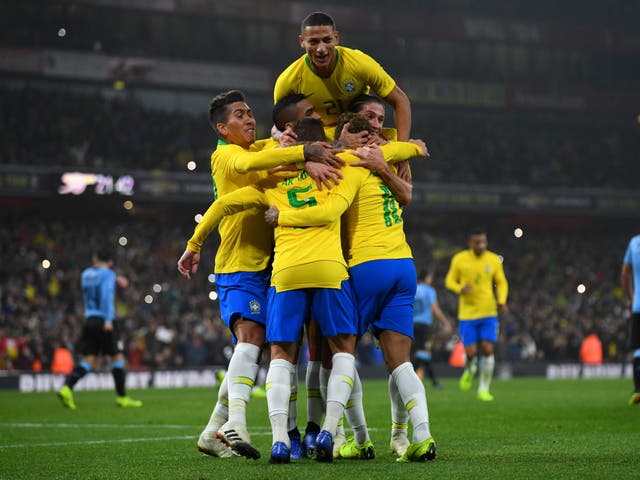 Neymar's penalty proved enough to sweep aside Uruguay