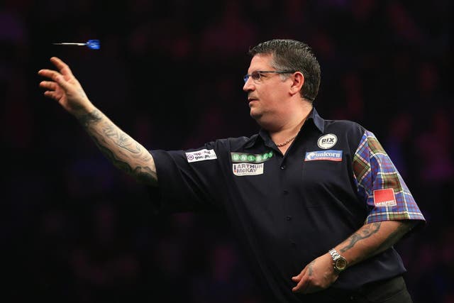 Gary Anderson has been receiving treatment on a back injury over the last month