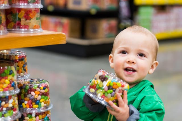 Obesity causing treats at prominent supermarket locations entice children, according to Obesity Health Alliance