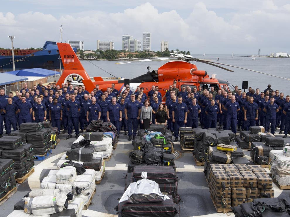 16.7 tonnes of cocaine seized by US Coast Guard in huge drugs bust ...