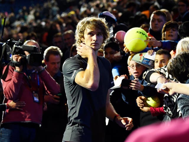 Zverev's win was overshadowed by a controversial ending in London