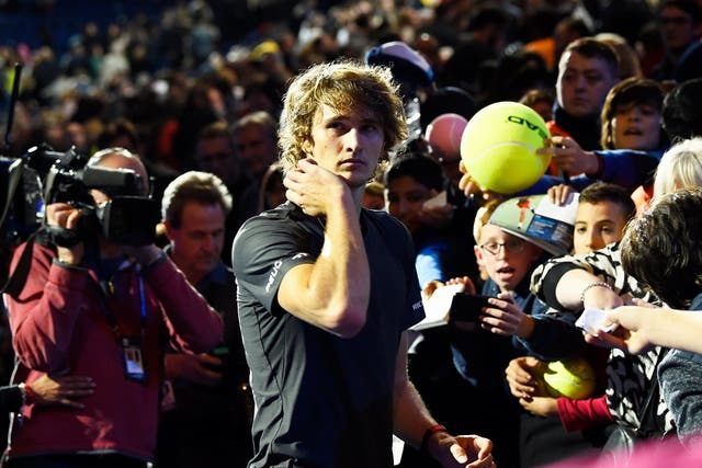 Zverev's win was overshadowed by a controversial ending in London
