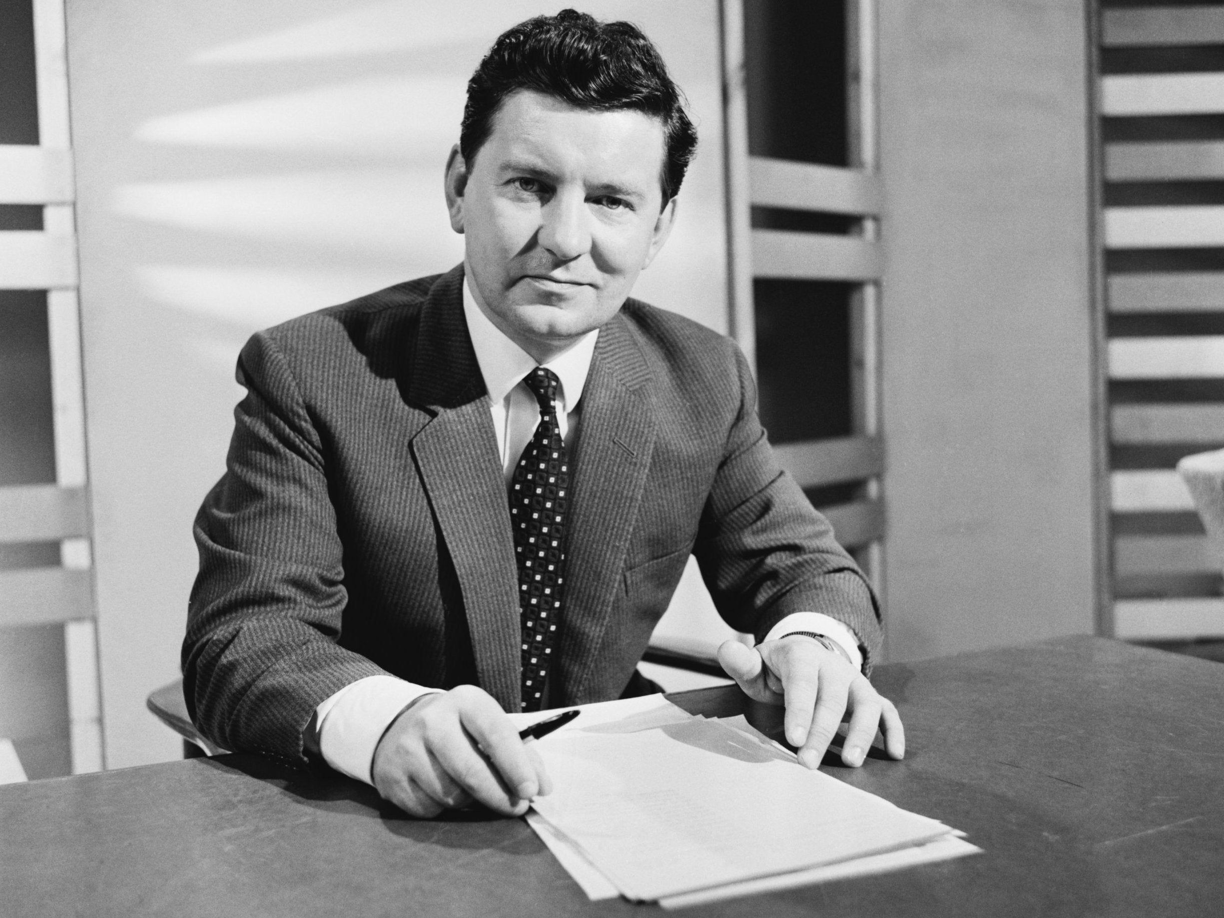 He first made his mark as one of the two original faces of BBC News – a role he took up in 1954 and maintained for 28 years
