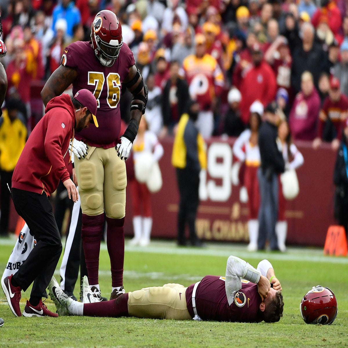 Chris Thompson out for season after suffering broken fibula in loss