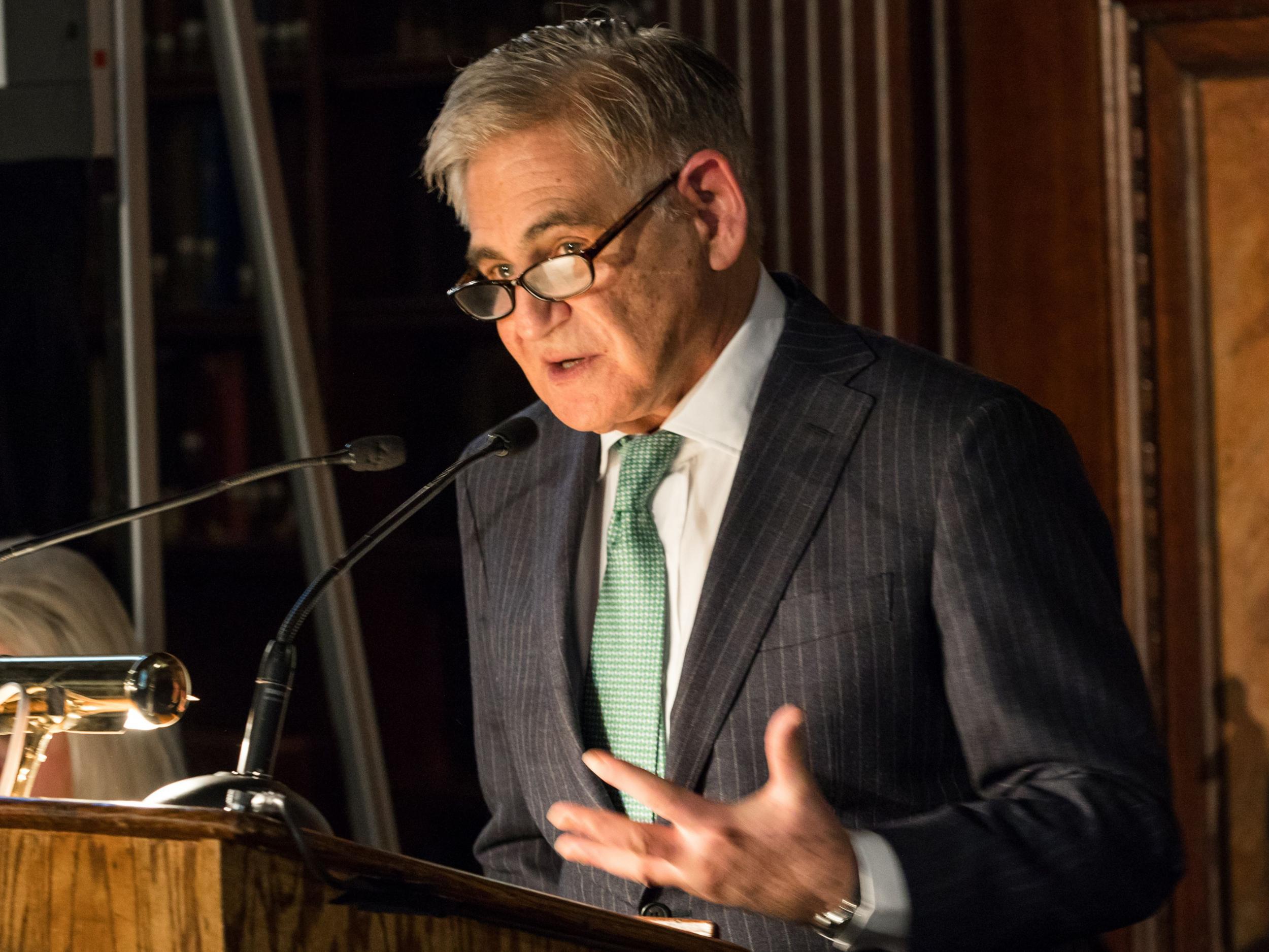 Charles Krause at the Enter For Contemporary Political Art launch, Manhattan, New York