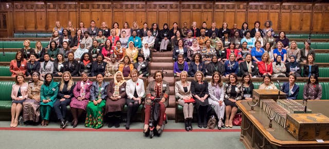 Women MPs from across the world met at Westminster in November last year