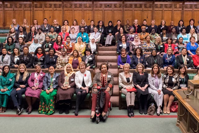 Women MPs from across the world met at Westminster in November last year
