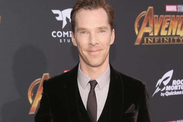 Benedict Cumberbatch attends the Los Angeles Global Premiere for Marvel Studios' Avengers: Infinity War on 23 April, 2018 in Hollywood, California.