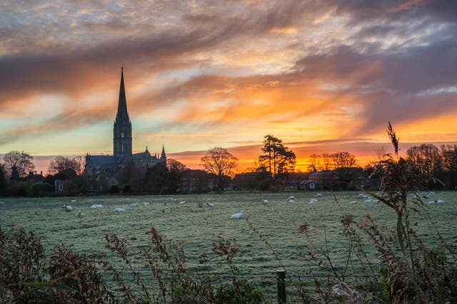 Salisbury cathedral has the tallest spire in the UK