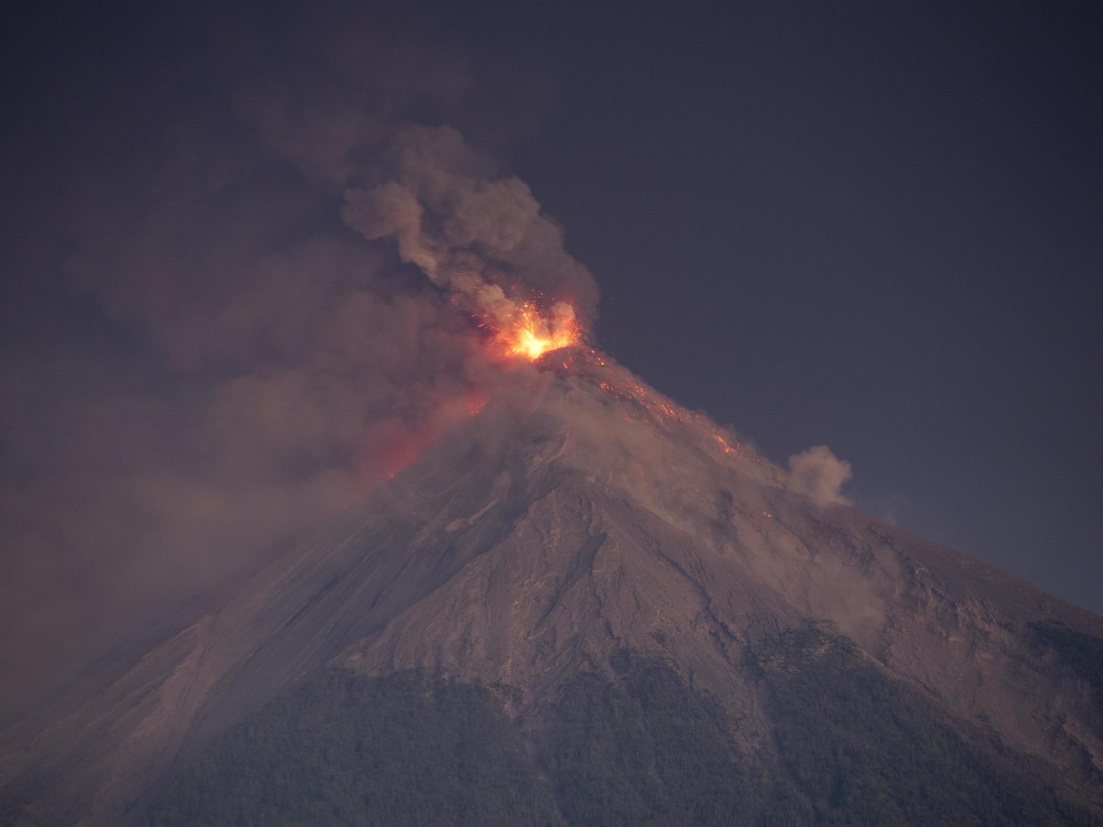 The Fuego volcano erupted in June, killing at least 194 people – possibly hundreds more