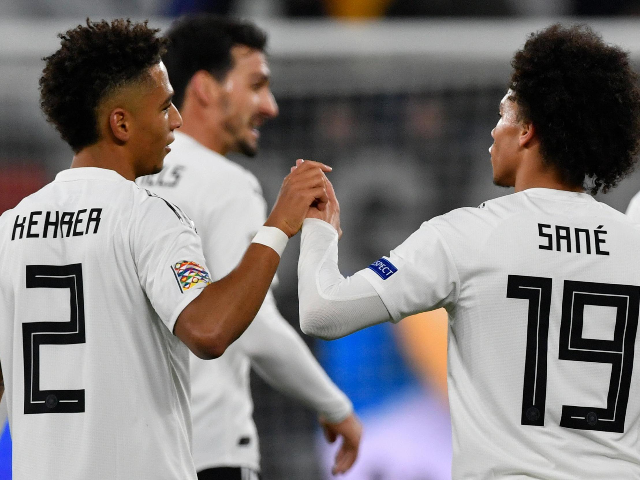 Leroy Sane scored Germany's second goal of the evening