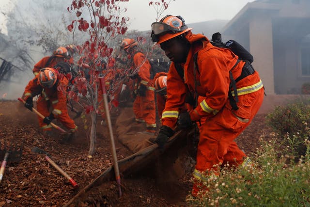 Interior Secretary Ryan Zinke has blamed the California wildfires on 'radical environmental groups'