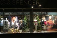 M&S have been criticised for its 'sexist' window displays