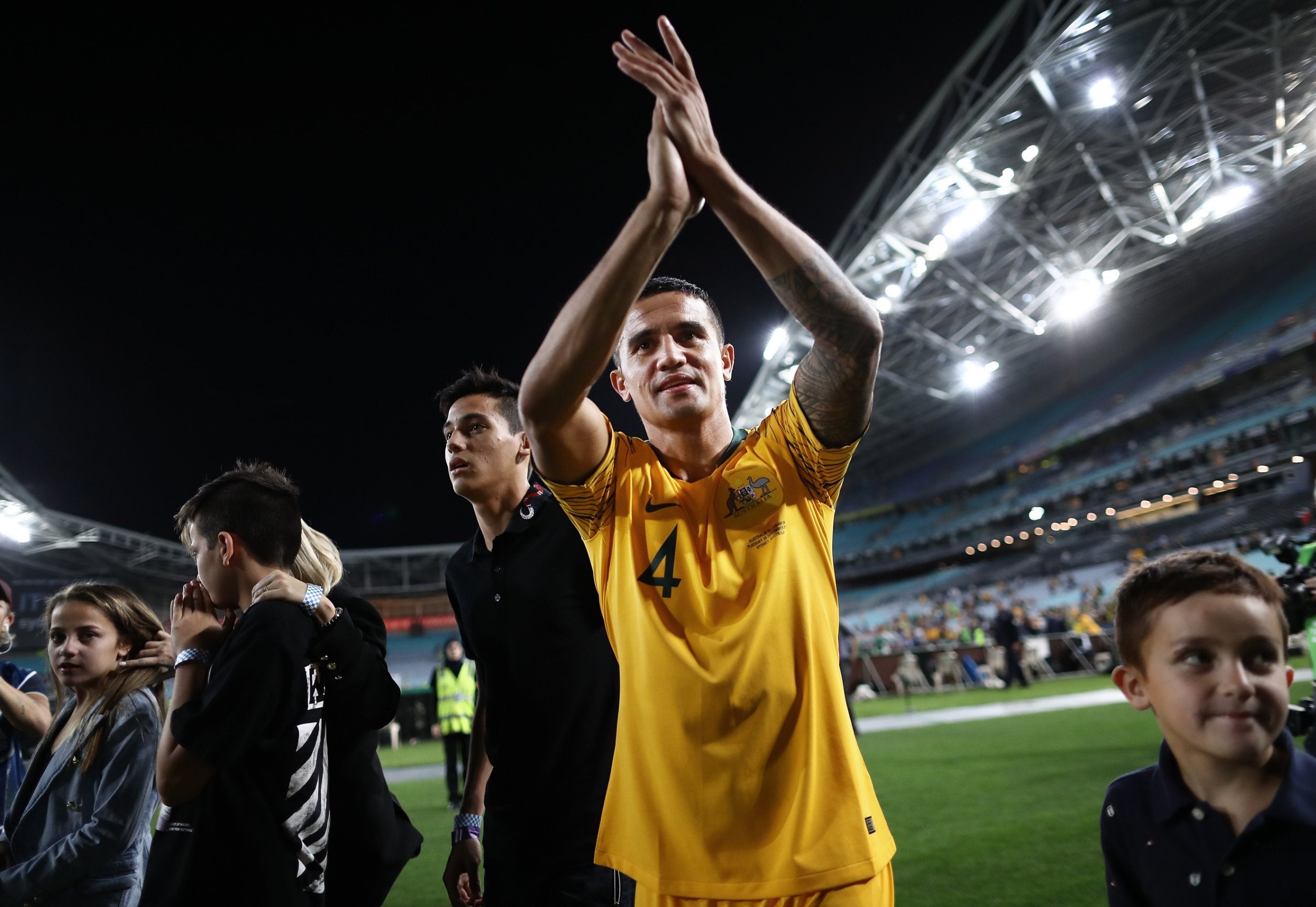 Cahill called it a day after a talismanic career with the Socceroos