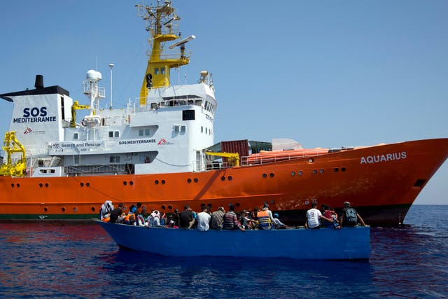 Aquarius has been stuck in a Marseille port for past two months
