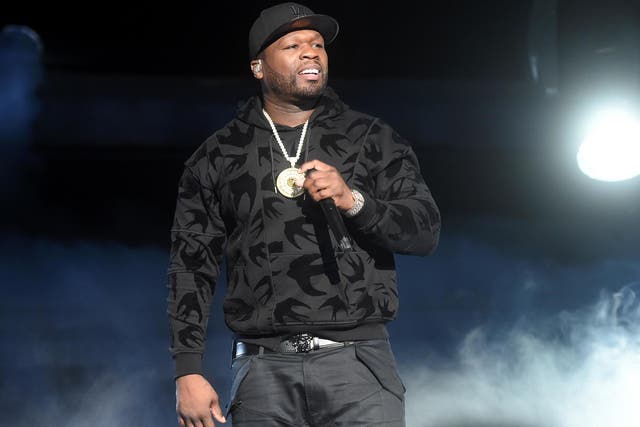 Curtis "50 Cent" Jackson performs on stage during an event on 28 June, 2018 in New York City.