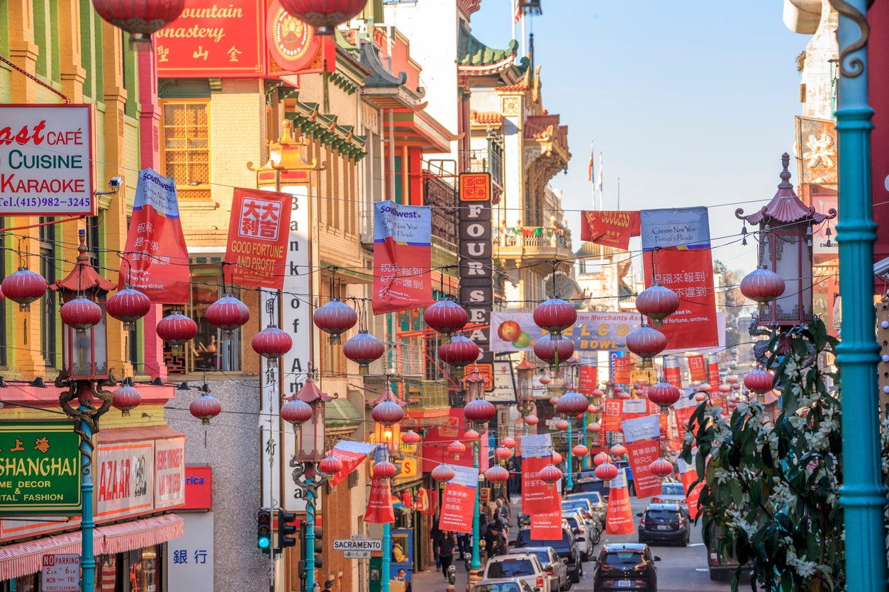 San Francisco's Chinatown is extensive