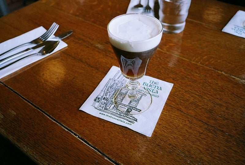 Buena Vista is famous for its Irish coffees