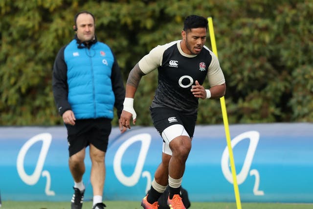 Manu Tuilagi will need to come through Wednesday afternoon's training session unscathed