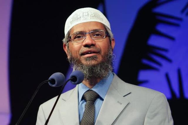 <p>File. Zakir Naik was banned in India in 2016 </p>