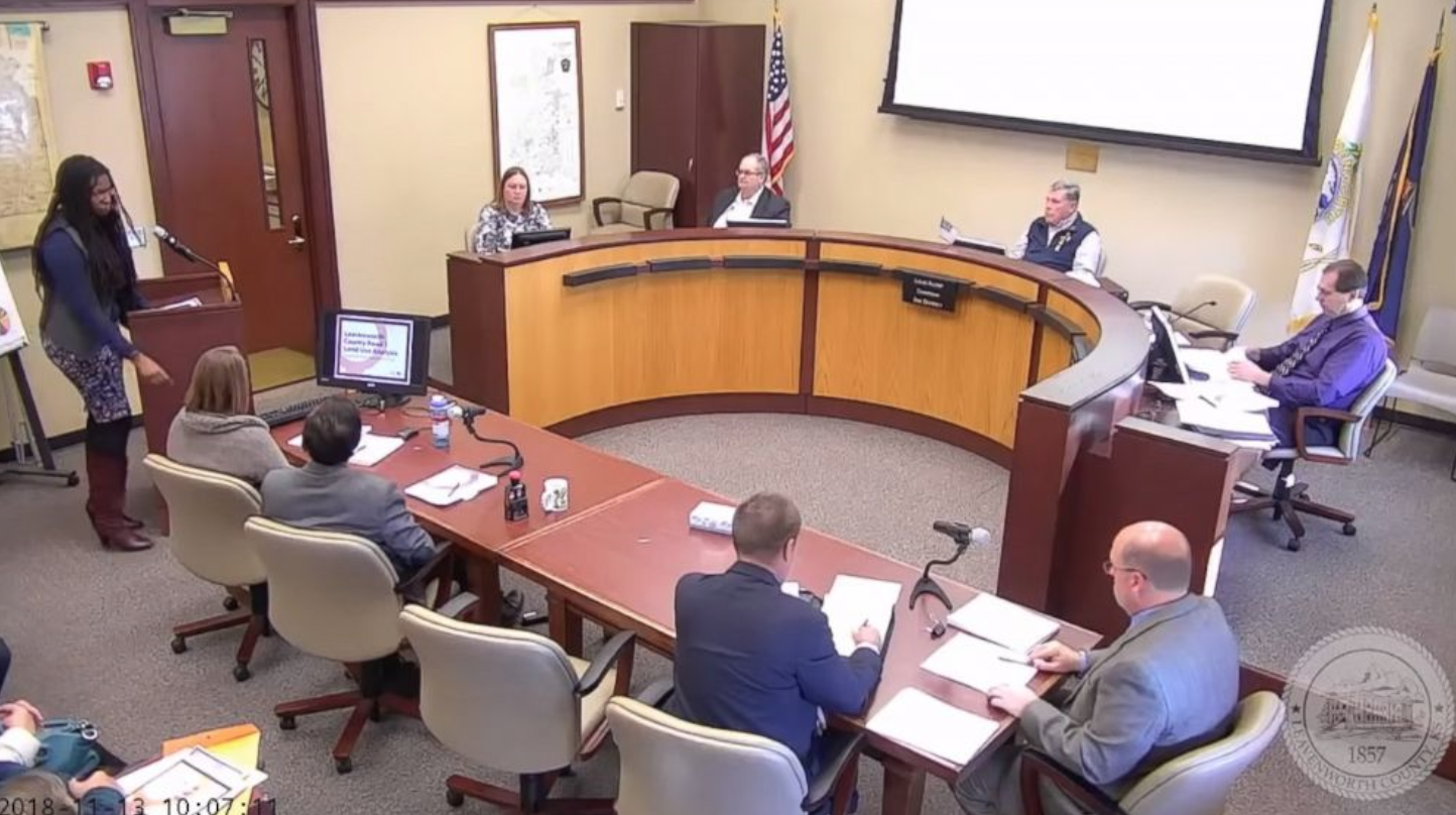 A Kansas commissioner has resigned after telling a black female presenter that he was a part of the "master race."