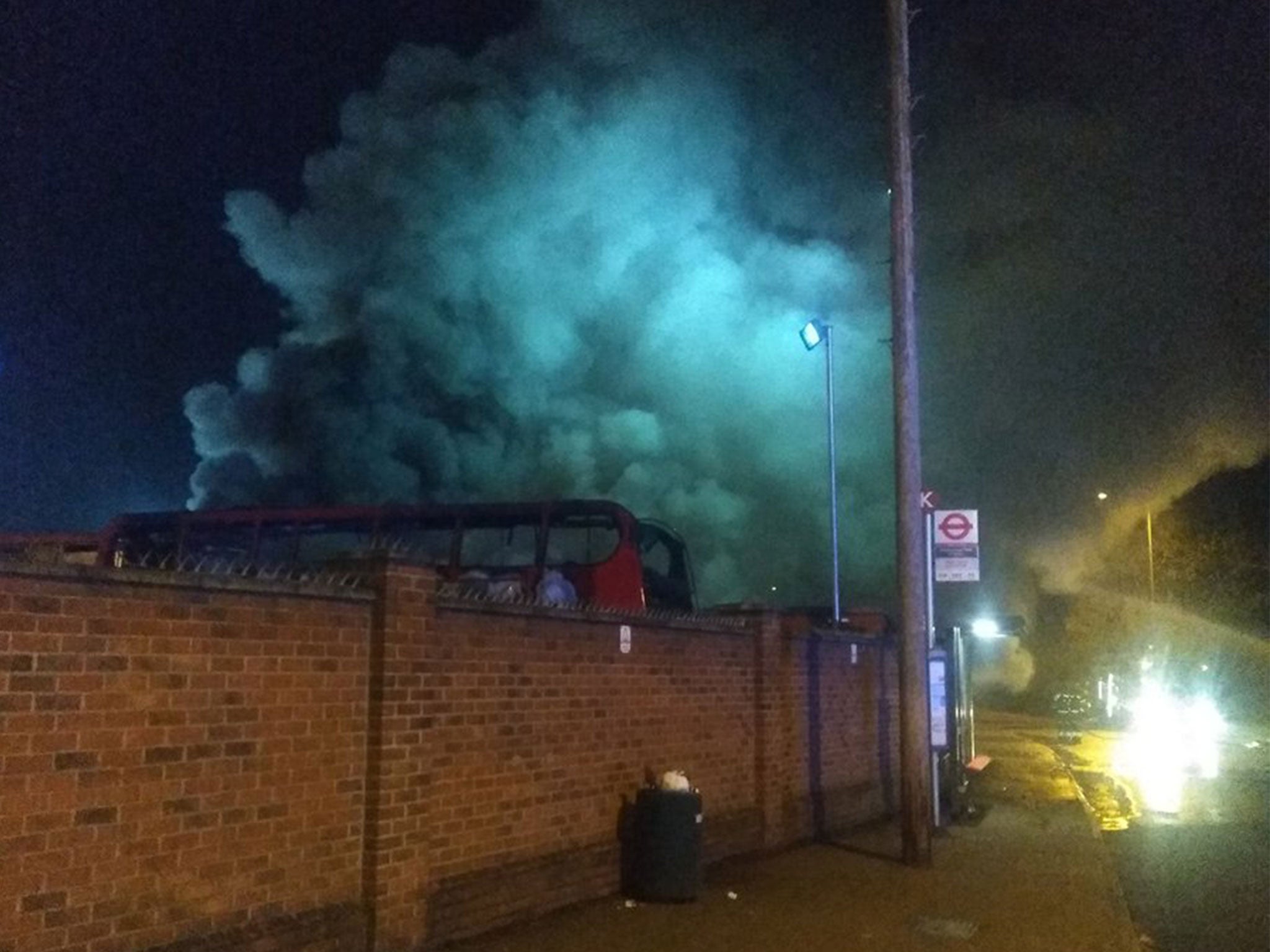 Eleven buses caught fire at a depot in Orpington after residents reported hearing several large explosions