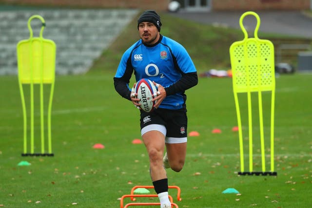 Jack Nowell suffered a hamstring injury in training on Wednesday