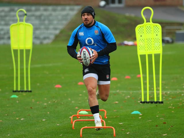 Jack Nowell suffered a hamstring injury in training on Wednesday
