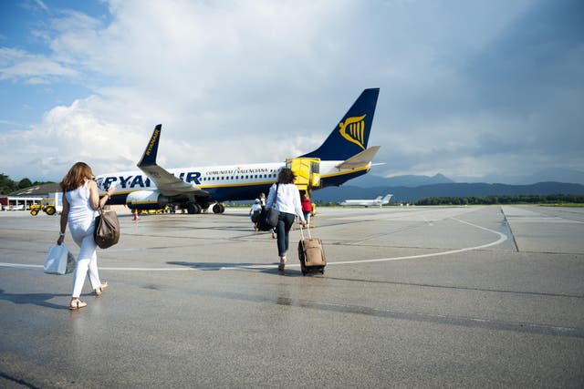 Ryanair passengers can now take only one small handbag-sized bag onboard for free