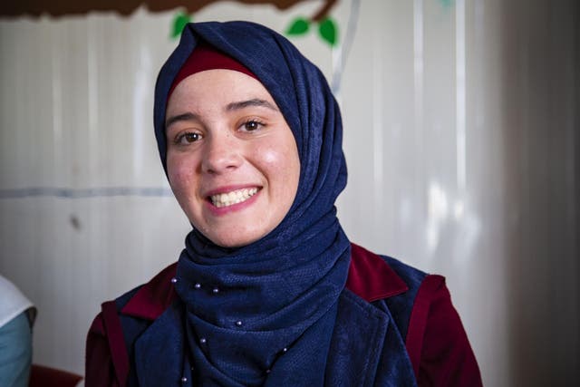Hanin, 16, dreams of being a foreign correspondent after being twinned with London schools