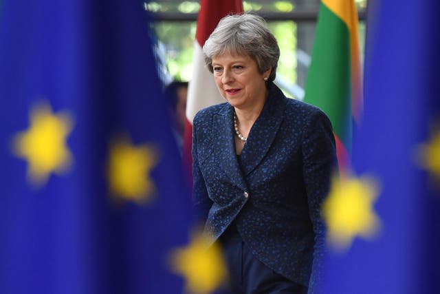 Theresa May had sought frictionless trade with the EU