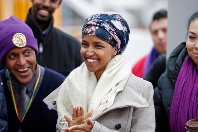 Ilhan Omar, a Somali American, who was elected from Minnesota’s 5th congressional district, will be the first woman in US Congress to wear a hijab