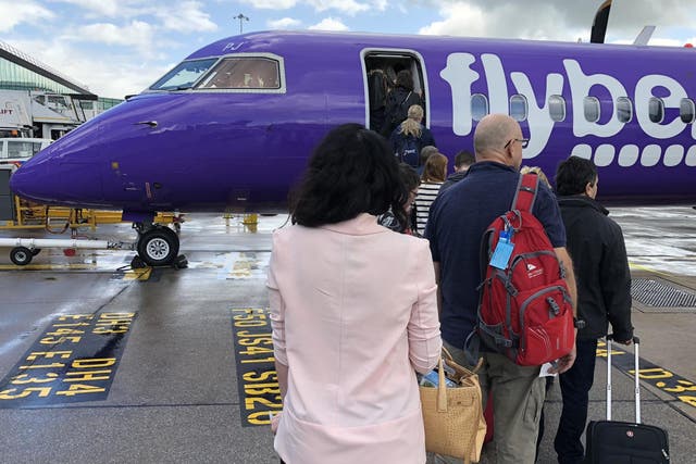 Now boarding: Flybe will shuttle four times a day between Newquay and Heathrow