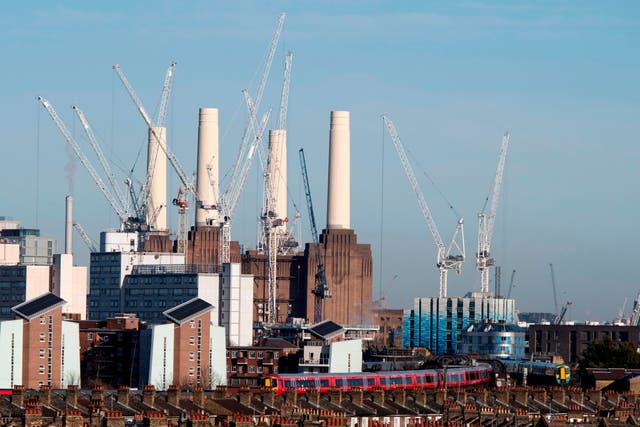 Battersea Power Station in South London (file photo)