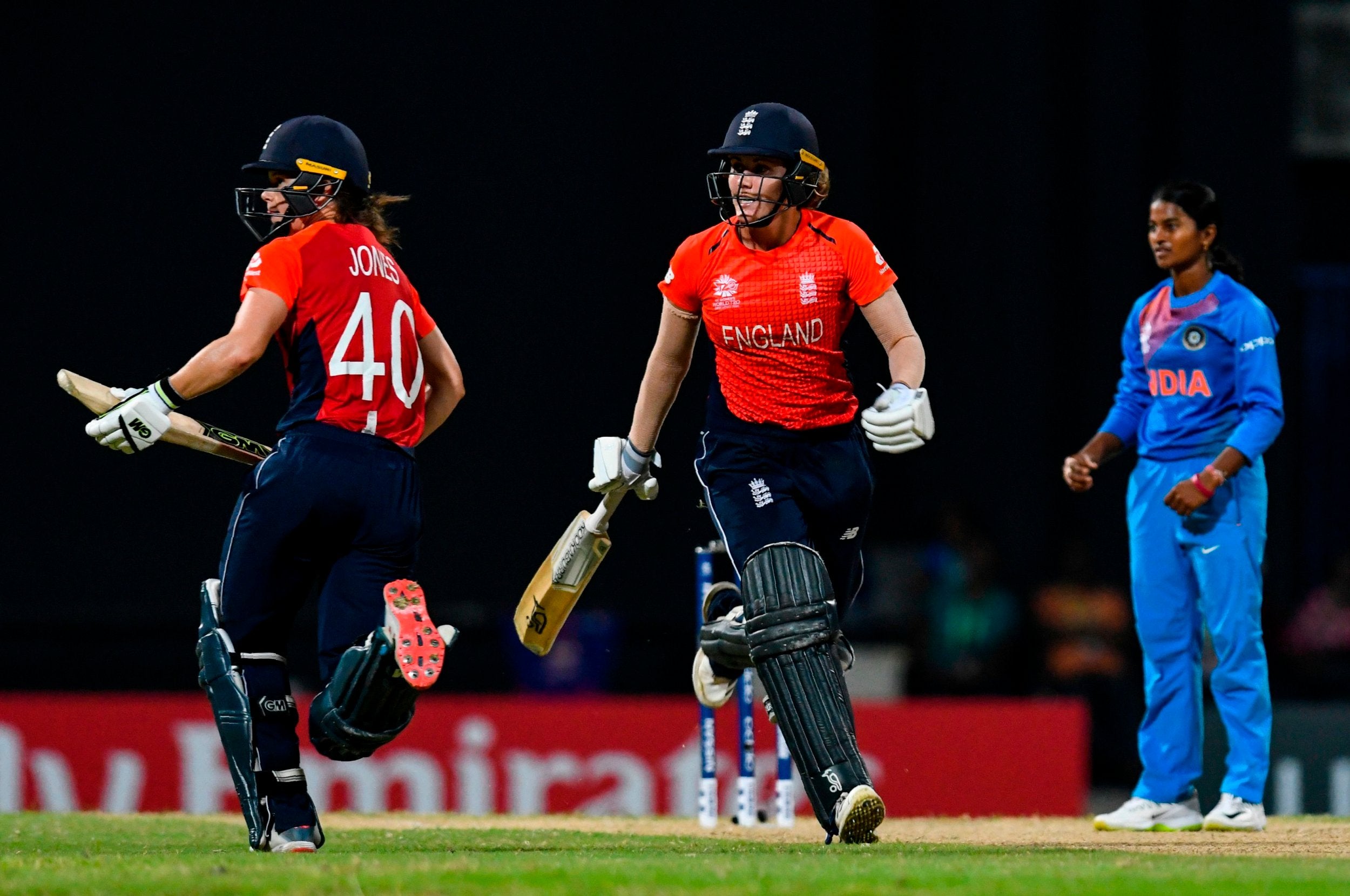 Amy Jones and Nat Sciver guided England to victory