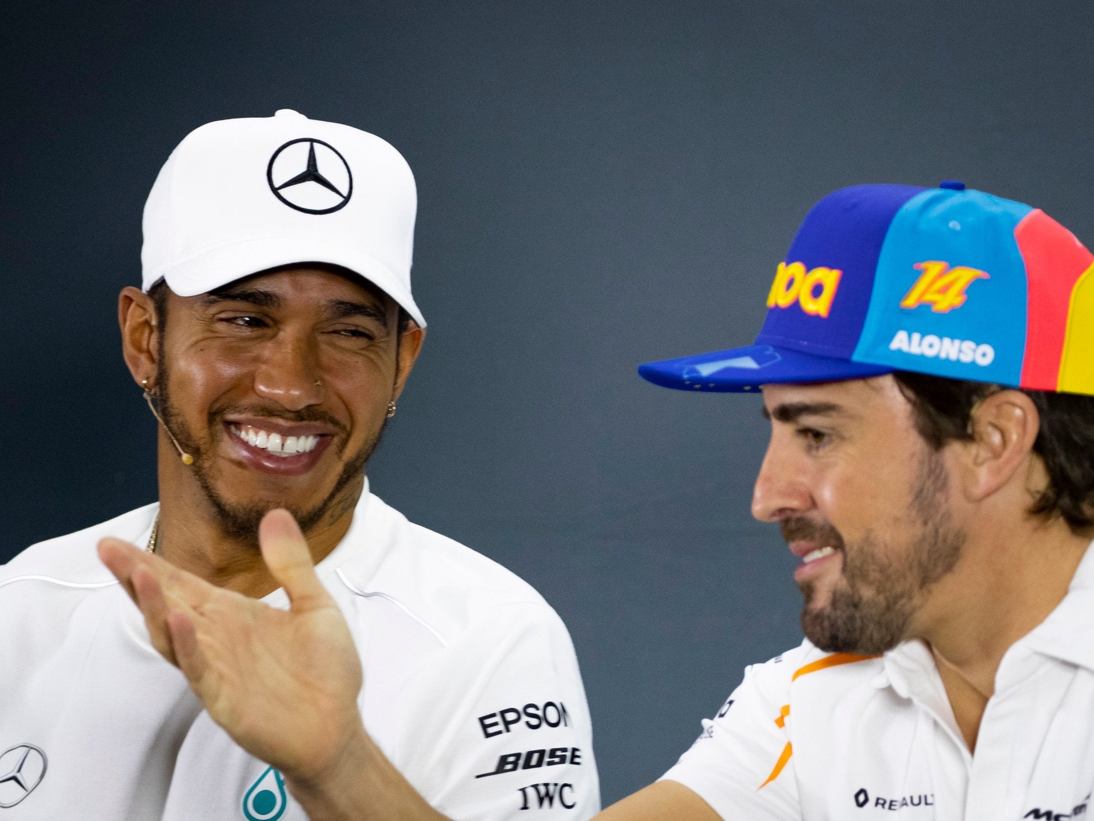 Lewis Hamilton and Fernando Alonso recalled their 2007 rivalry at McLaren