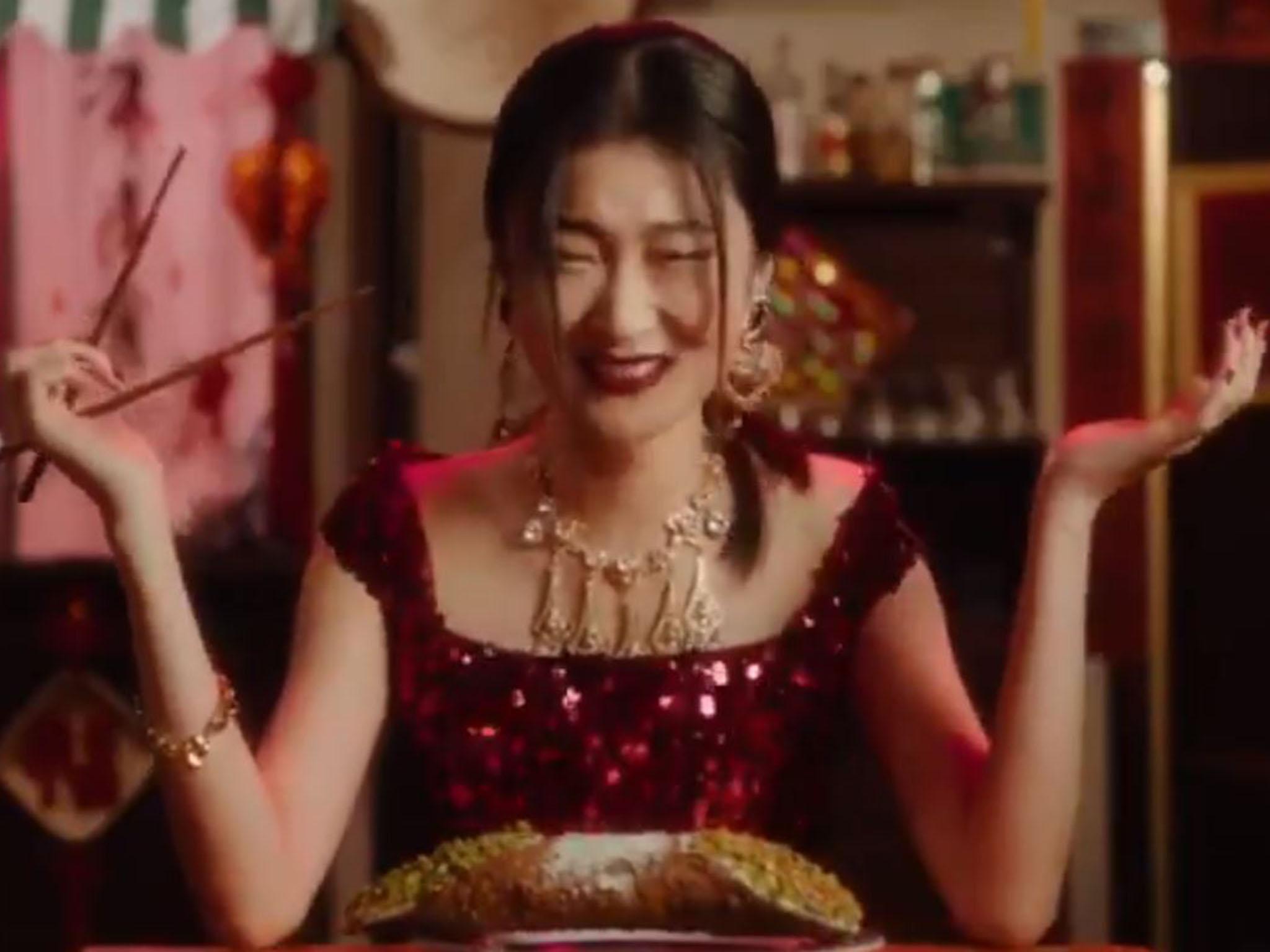 dolce gabbana chopsticks ad