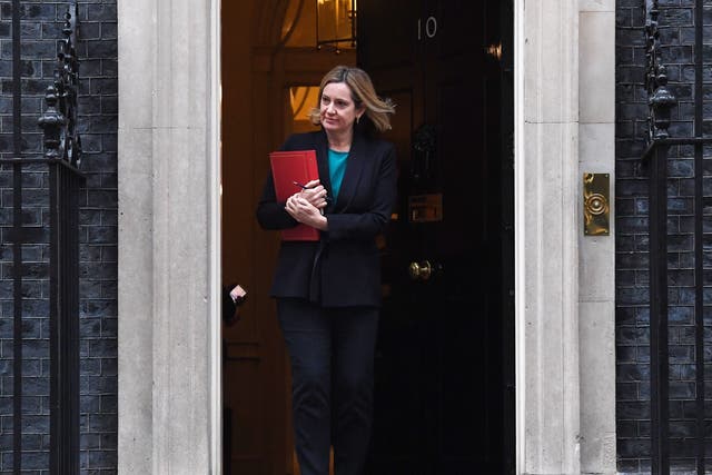 Amber Rudd left as home secretary after the Windrush scandal and is back at the Department for Work and Pensions