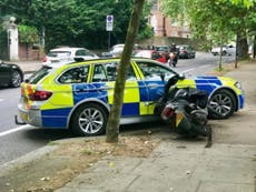 Police officer under investigation over ‘tactical contact’ moped crash