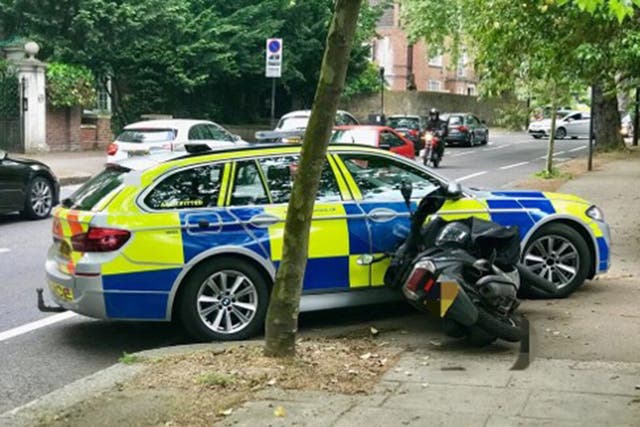 Police drivers in London have been trained to engage with moped criminals