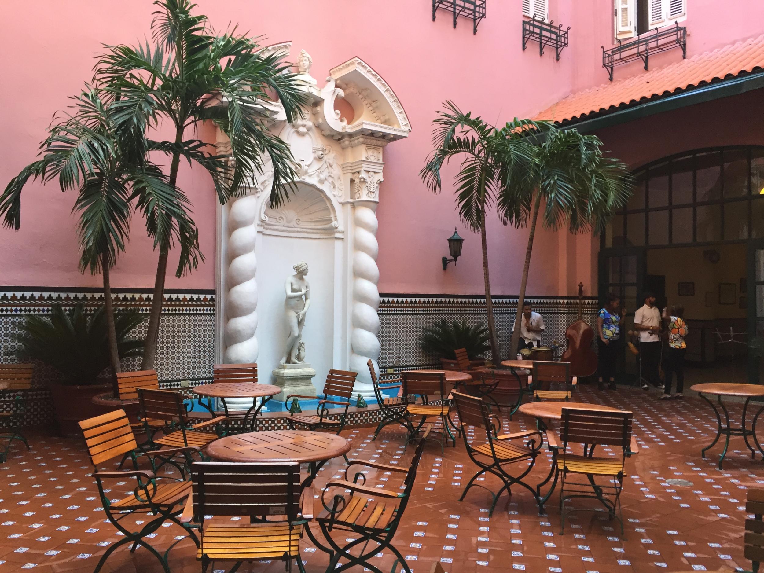 The Moorish-style Sevilla hotel, where Hemingway laid his head